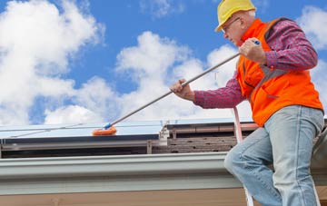 Erlestoke soft wash roof cleaning